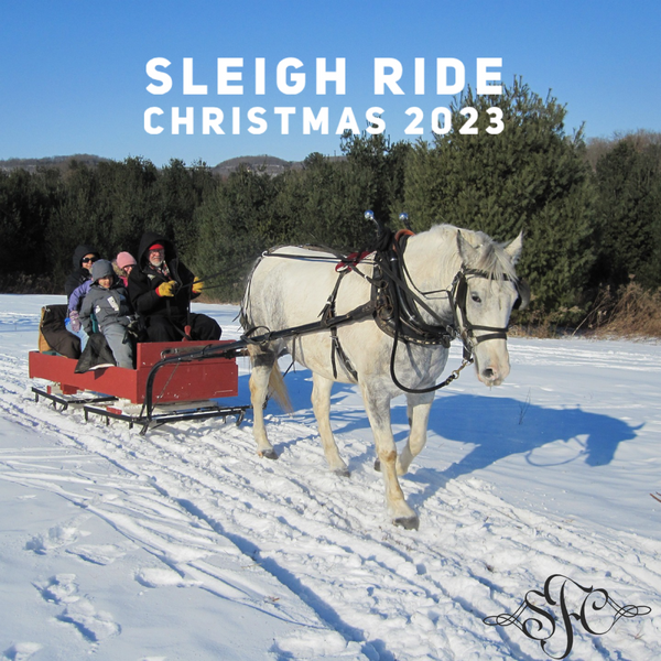 Sleigh ride picture for gift set