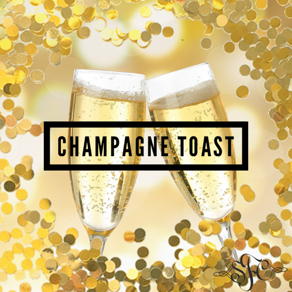 Champagne toast gift set