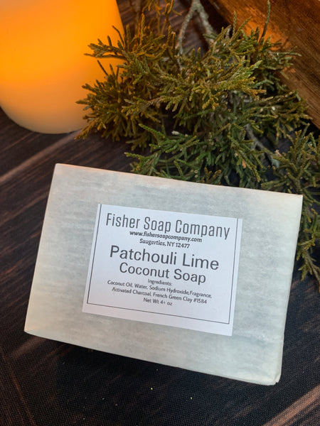 Patchouli & Ginger Lime Coconut Soap - Fisher Soap Company, LLC