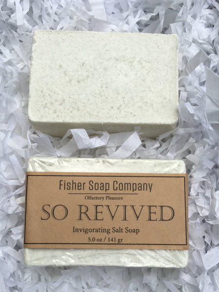 So Revived Salt Bar Soap - Fisher Soap Company, LLC