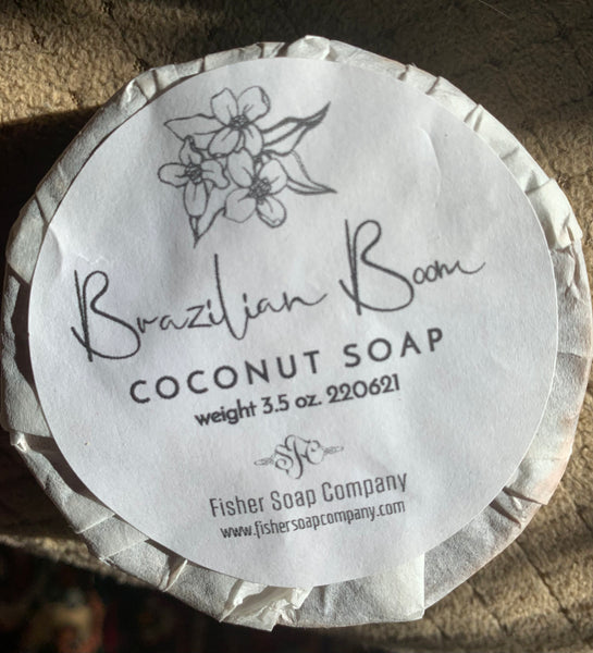 Brazilian Boom Coconut Soap - Fisher Soap Company, LLC