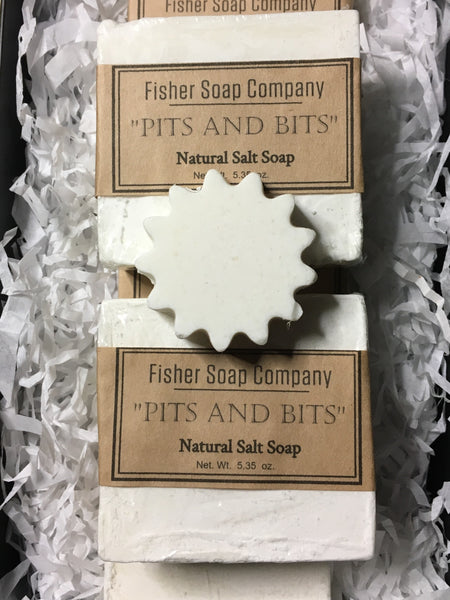 Pits & Bits Sea Salt Soap - Fisher Soap Company, LLC