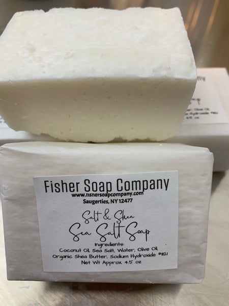 Salt & Shea Salt Bar Soap - Fisher Soap Company, LLC